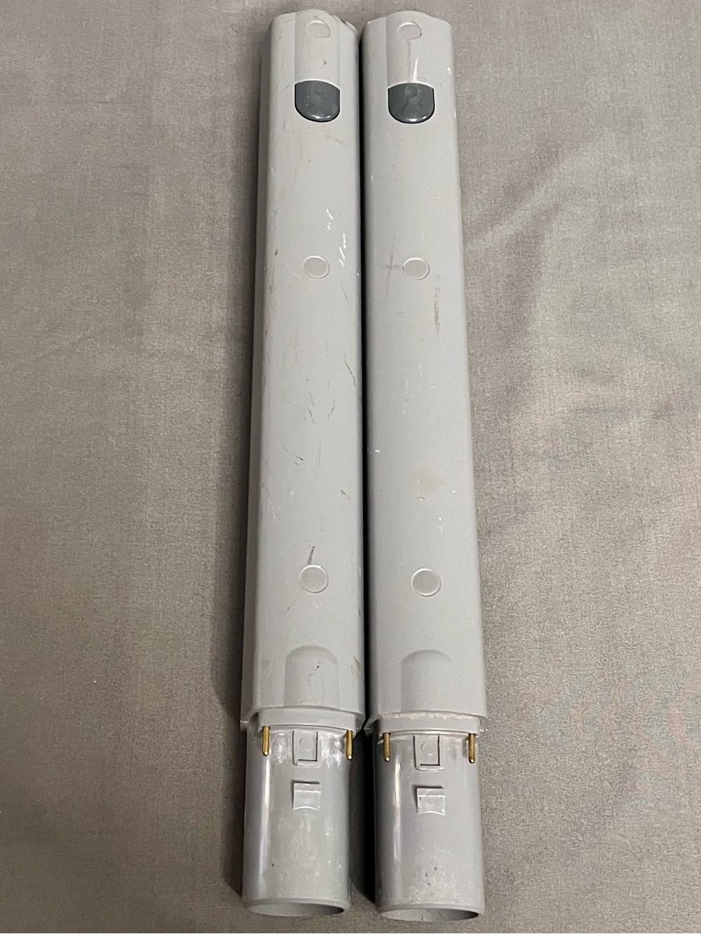 Genuine OEM Electrolux Canister Vaccum Electric Extension Wands Pair Gray